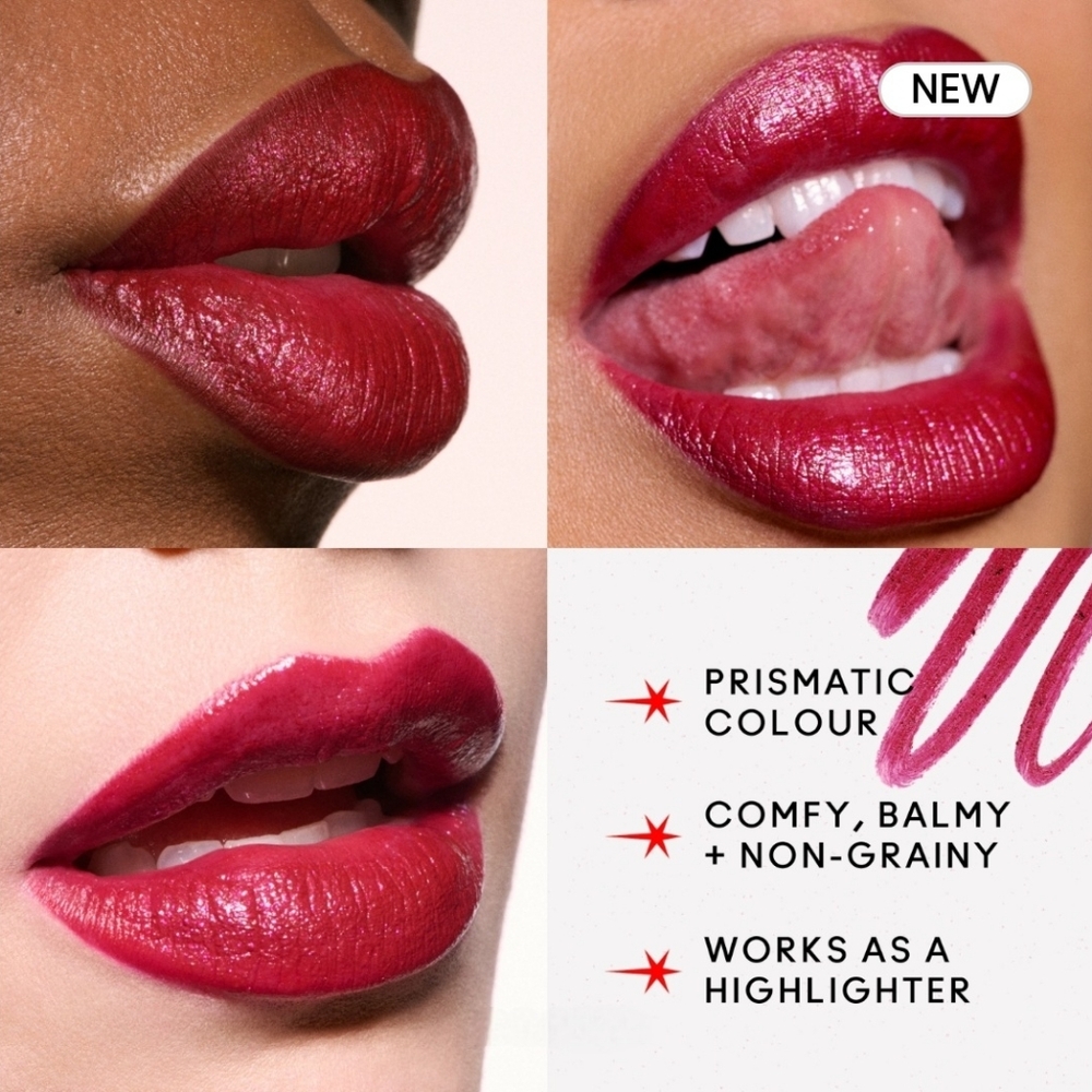 MAC Cosmetics Dazzlelips Crayon Red Halo Deep Red Pearl Brand New In Box - Picture 5 of 11